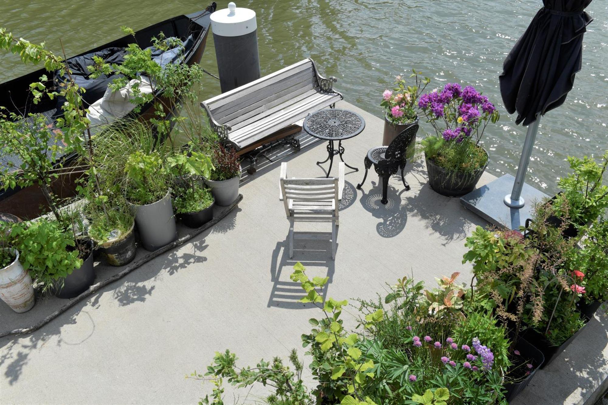 Hotel Euphrate Houseboat Amsterdam Exterior foto
